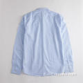 Camicia casual elegante da uomo a maniche lunghe Dobby